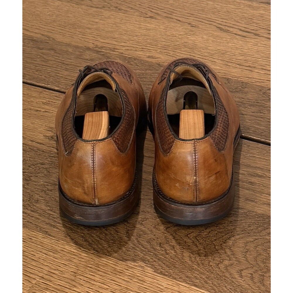 Allen Edmonds Norfolk Woven Leather Derby Oxford Dress Shoes Men’s Sz 10.5D - Picture 4 of 12